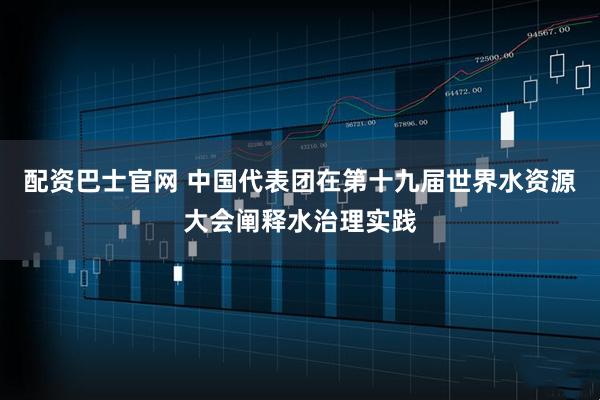 配资巴士官网 中国代表团在第十九届世界水资源大会阐释水治理实践