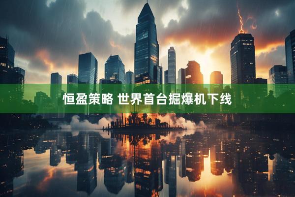 恒盈策略 世界首台掘爆机下线